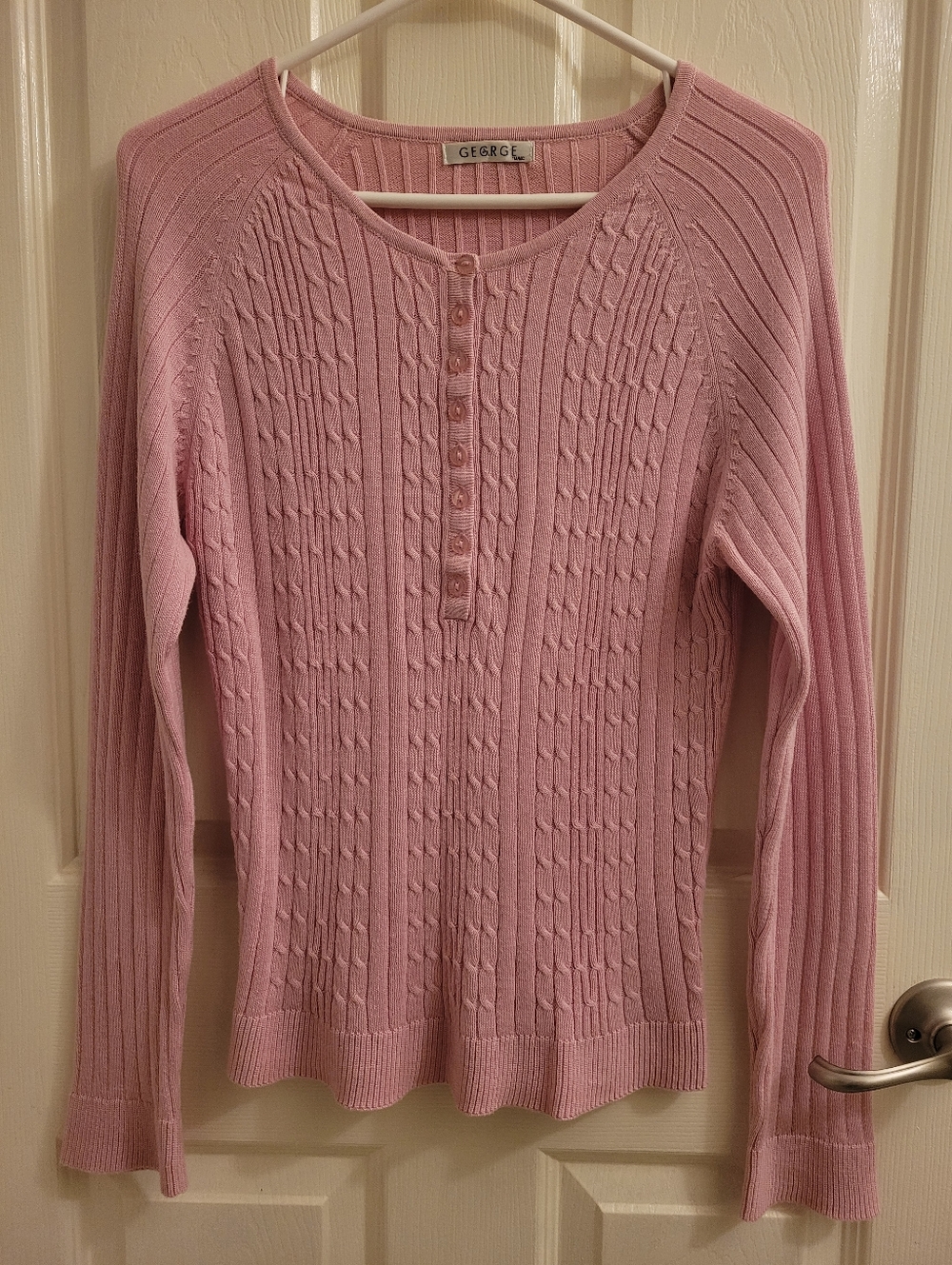 Pink 100% Cotton Light Sweater
